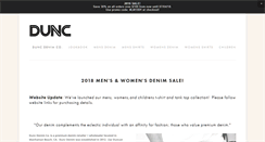 Desktop Screenshot of duncdenim.com